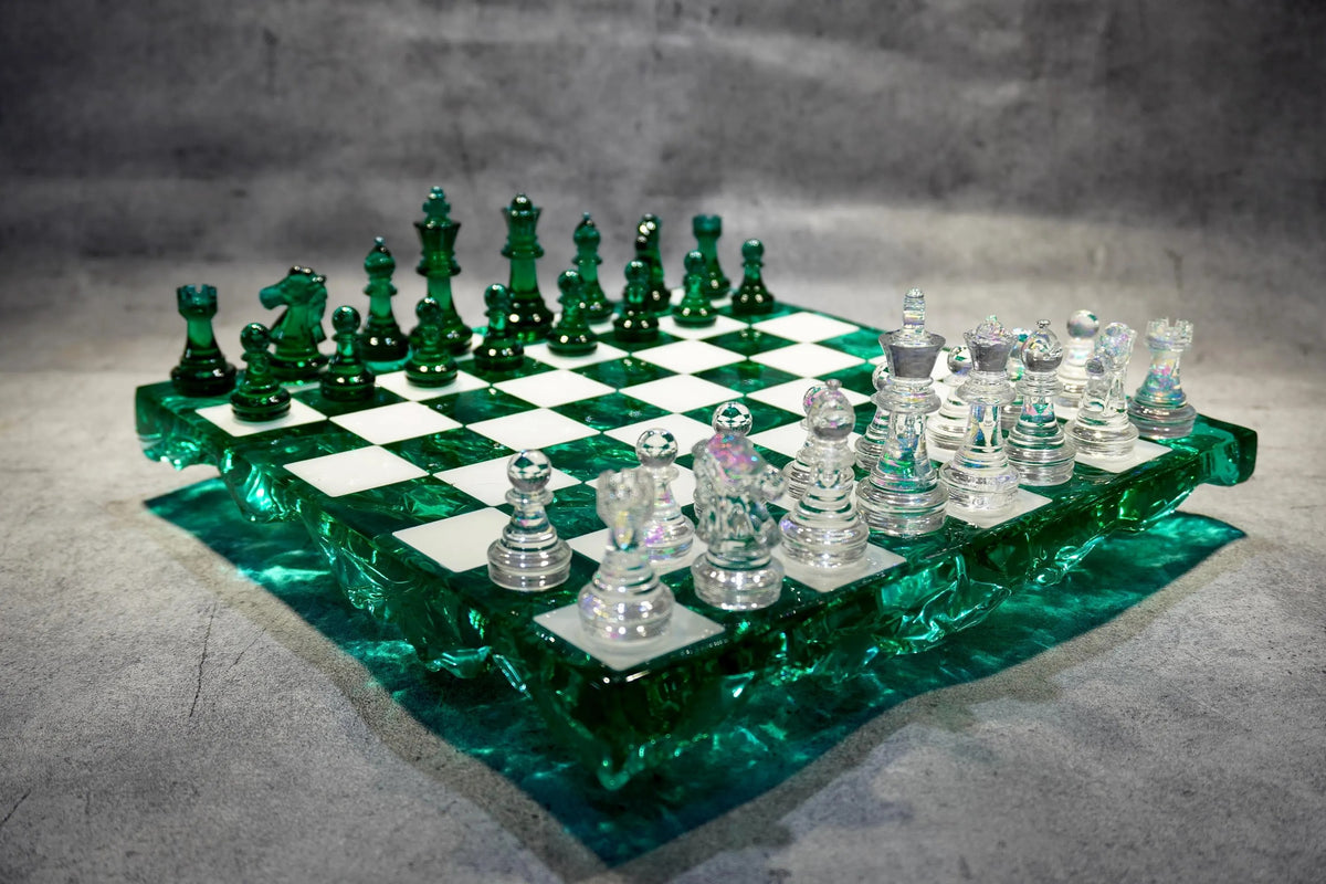 Handmade Dark Green Resin