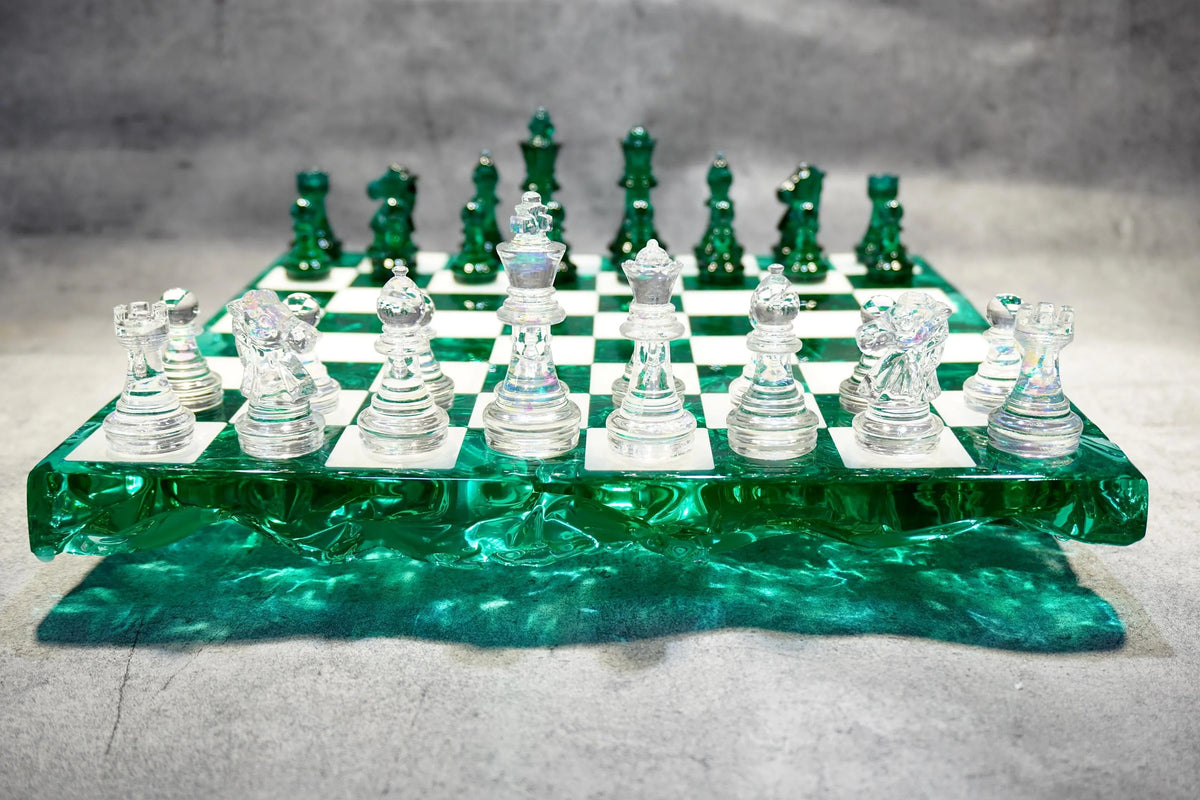 Handmade Dark Green Resin