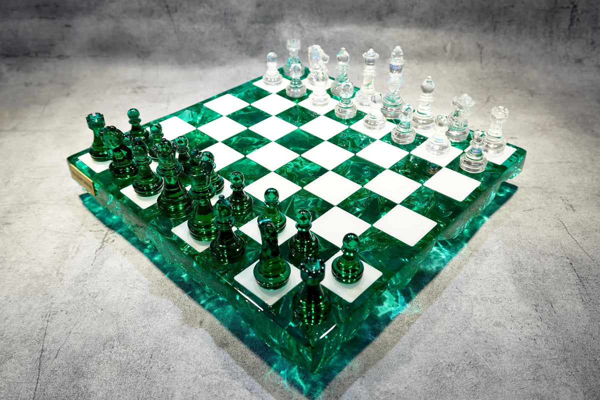 Handmade Dark Green Resin