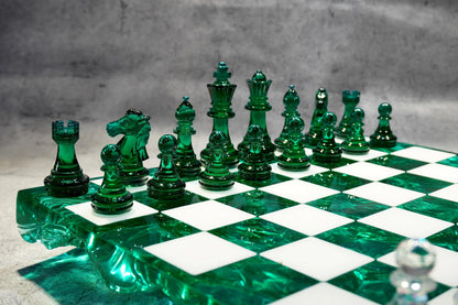 Handmade Dark Green Resin