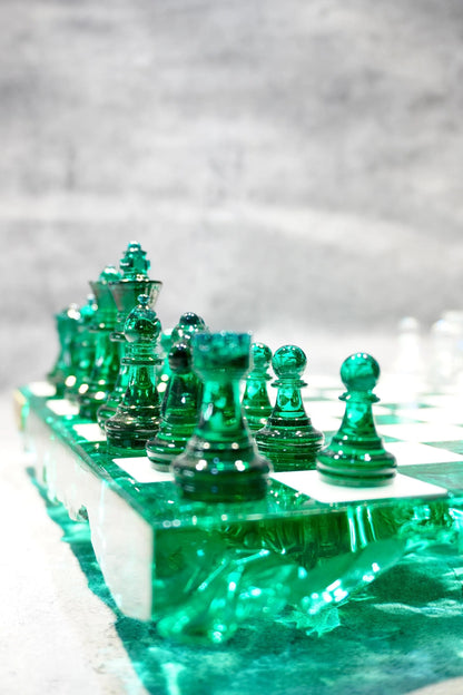 Handmade Dark Green Resin
