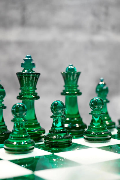 Handmade Dark Green Resin