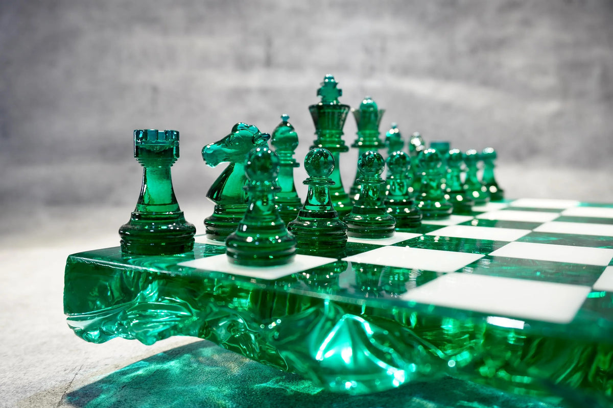 Handmade Dark Green Resin