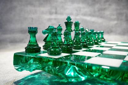 Handmade Dark Green Resin