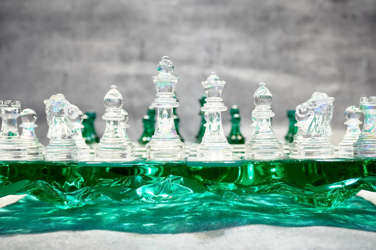 Handmade Dark Green Resin