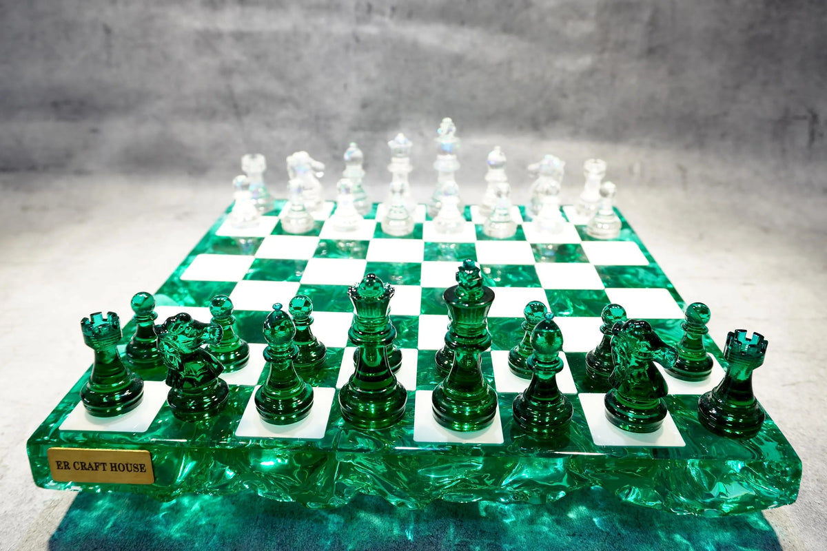 Handmade Dark Green Resin