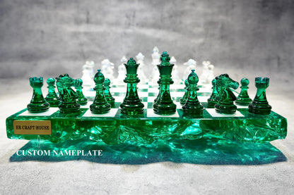 Handmade Dark Green Resin