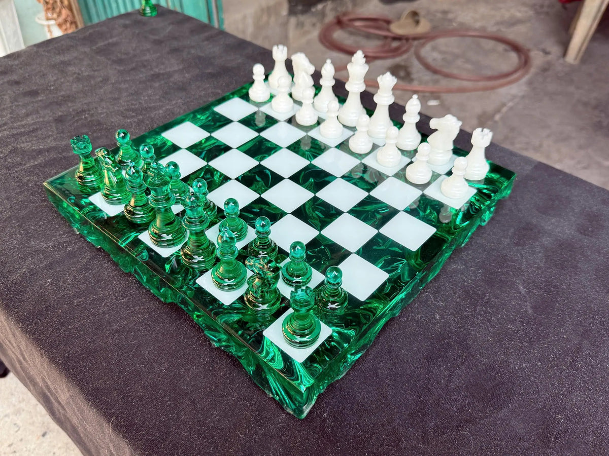 Handmade Dark Green Resin
